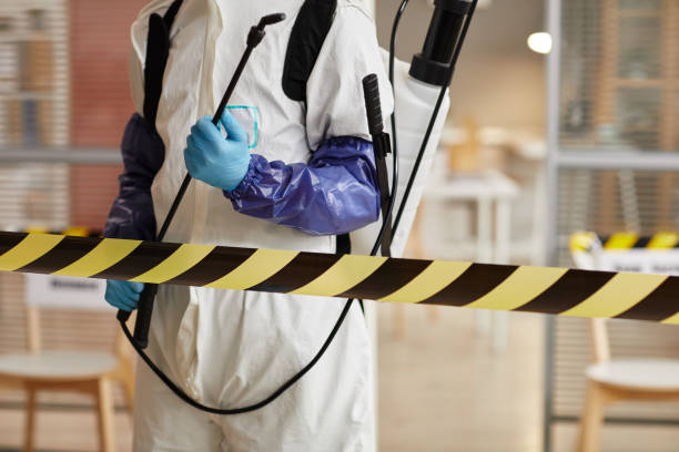 Professional Biohazard technician working in Luebbering, MO